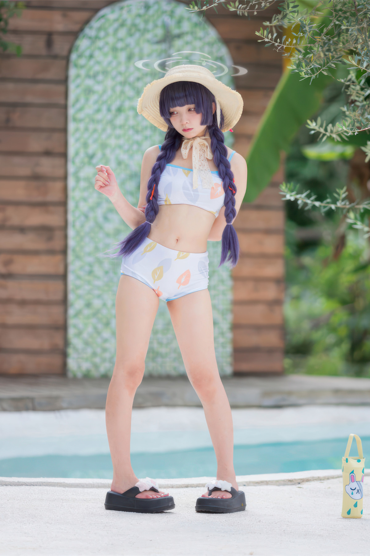 Cosplay 花铃 碧蓝档案 美游泳装 18