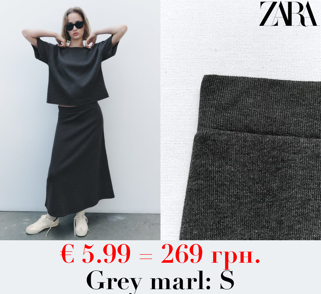 SOFT FLOUNCE MINIMALIST SKIRT