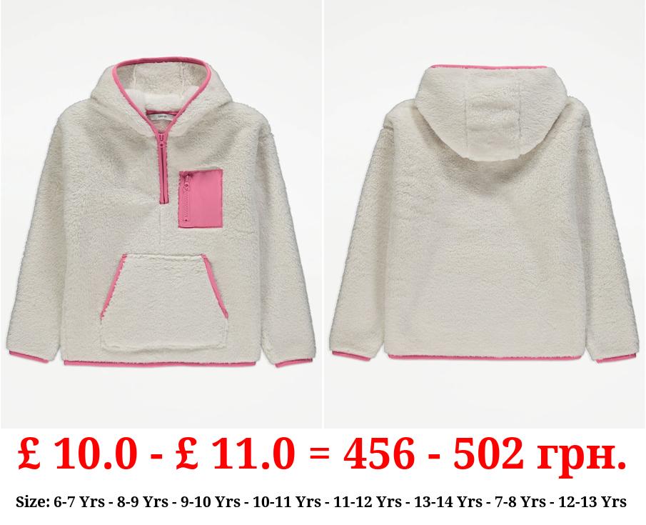 Borg Pocket Quarter Zip Fleece