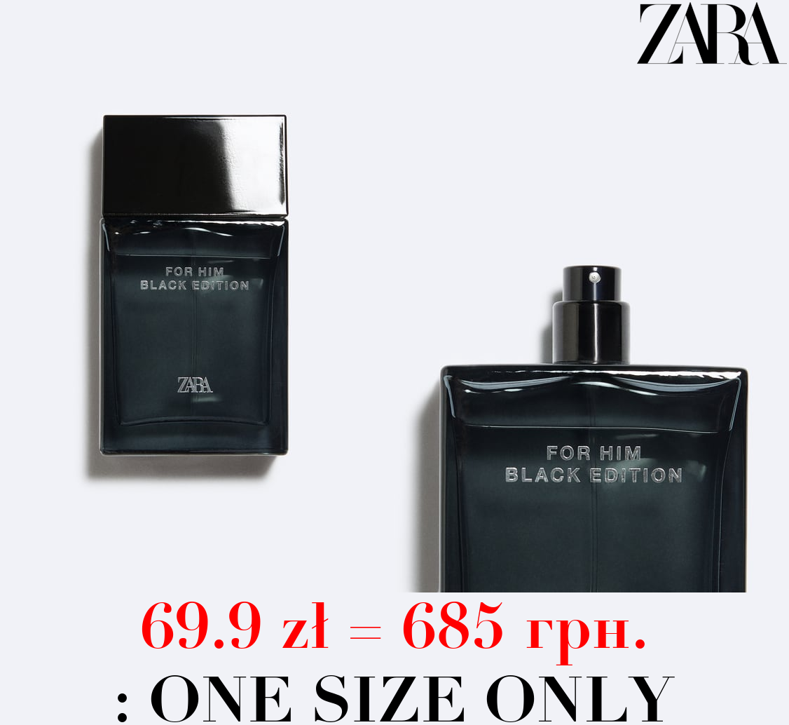 FOR HIM BLACK EDITION EDT 100ML / 3.38 oz