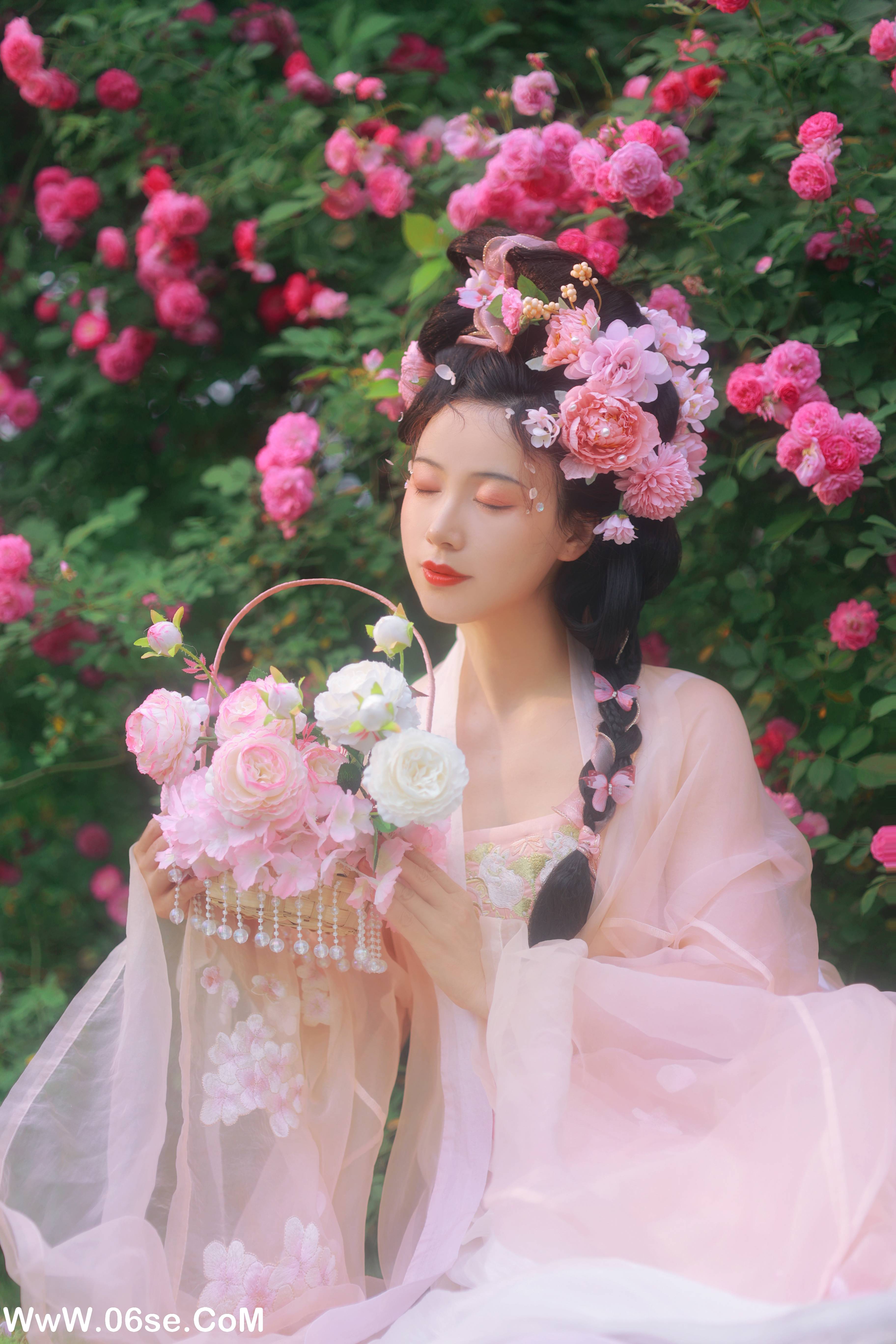 图片[11]-[YITUYU艺图语]2022.06.18 蔷薇花神 笑笑[35P-303.54MB]-六色网