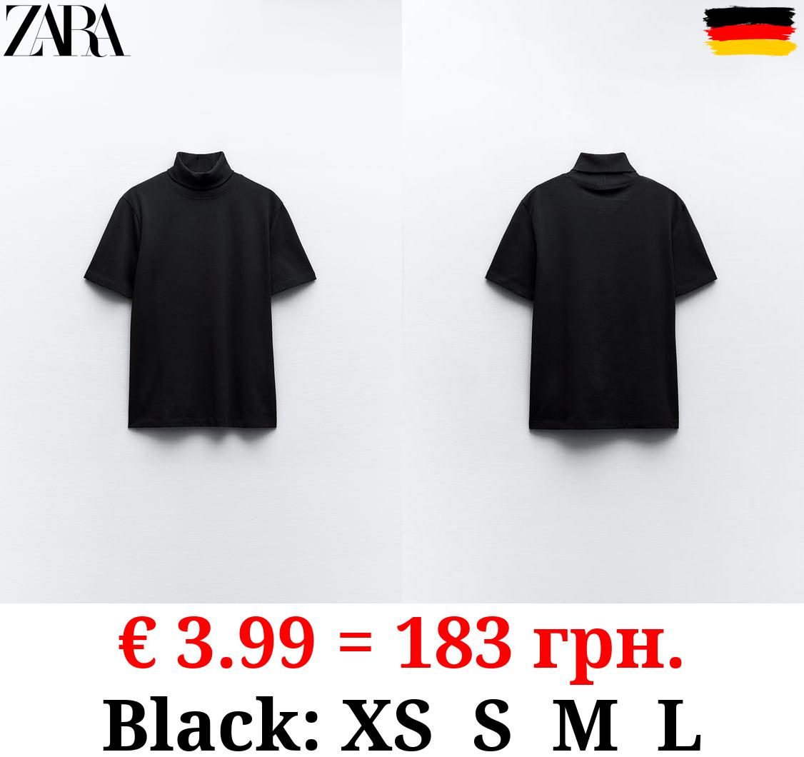 HEAVY COTTON TURTLENECK TOP