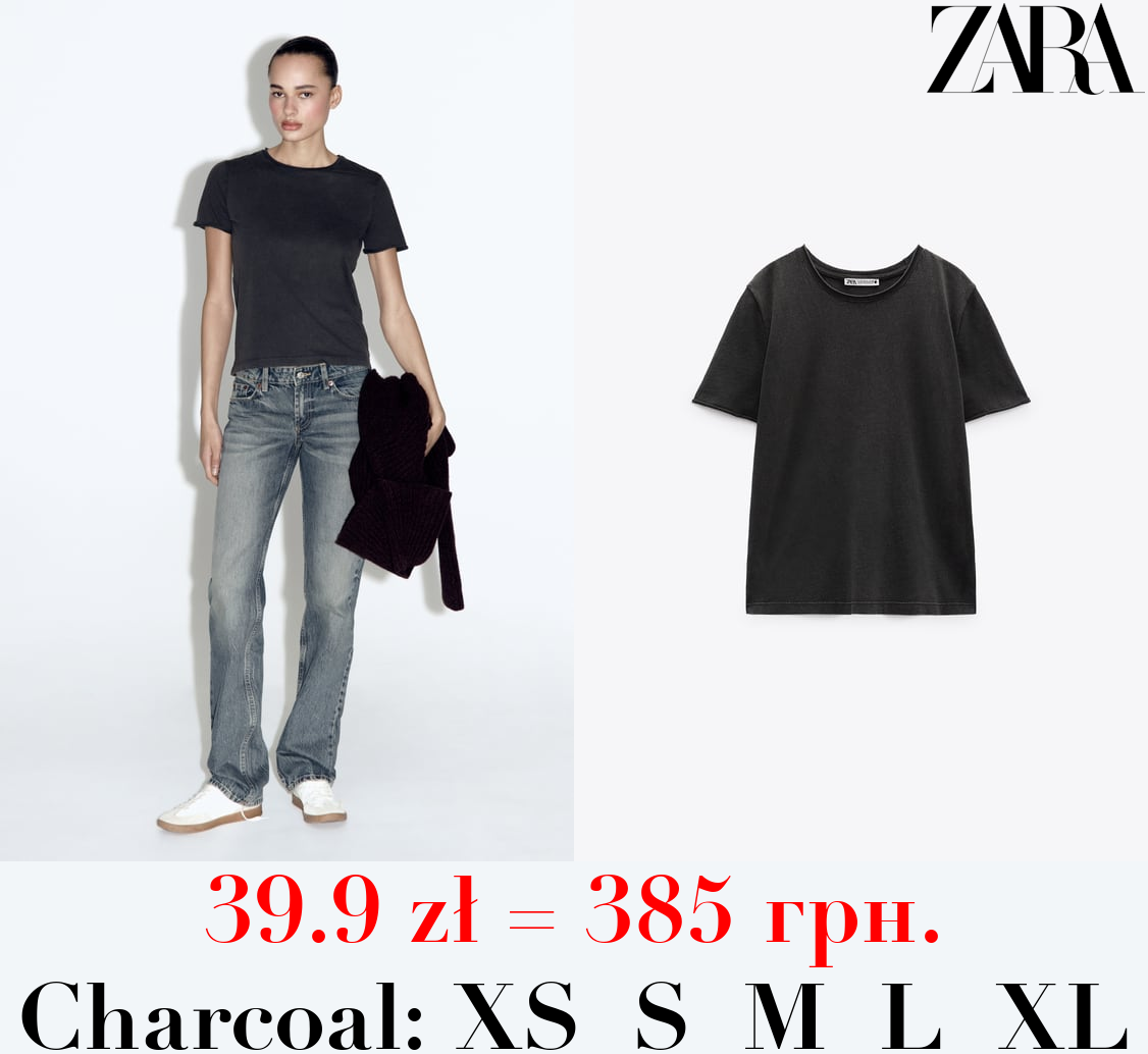 FITTED FADED T-SHIRT