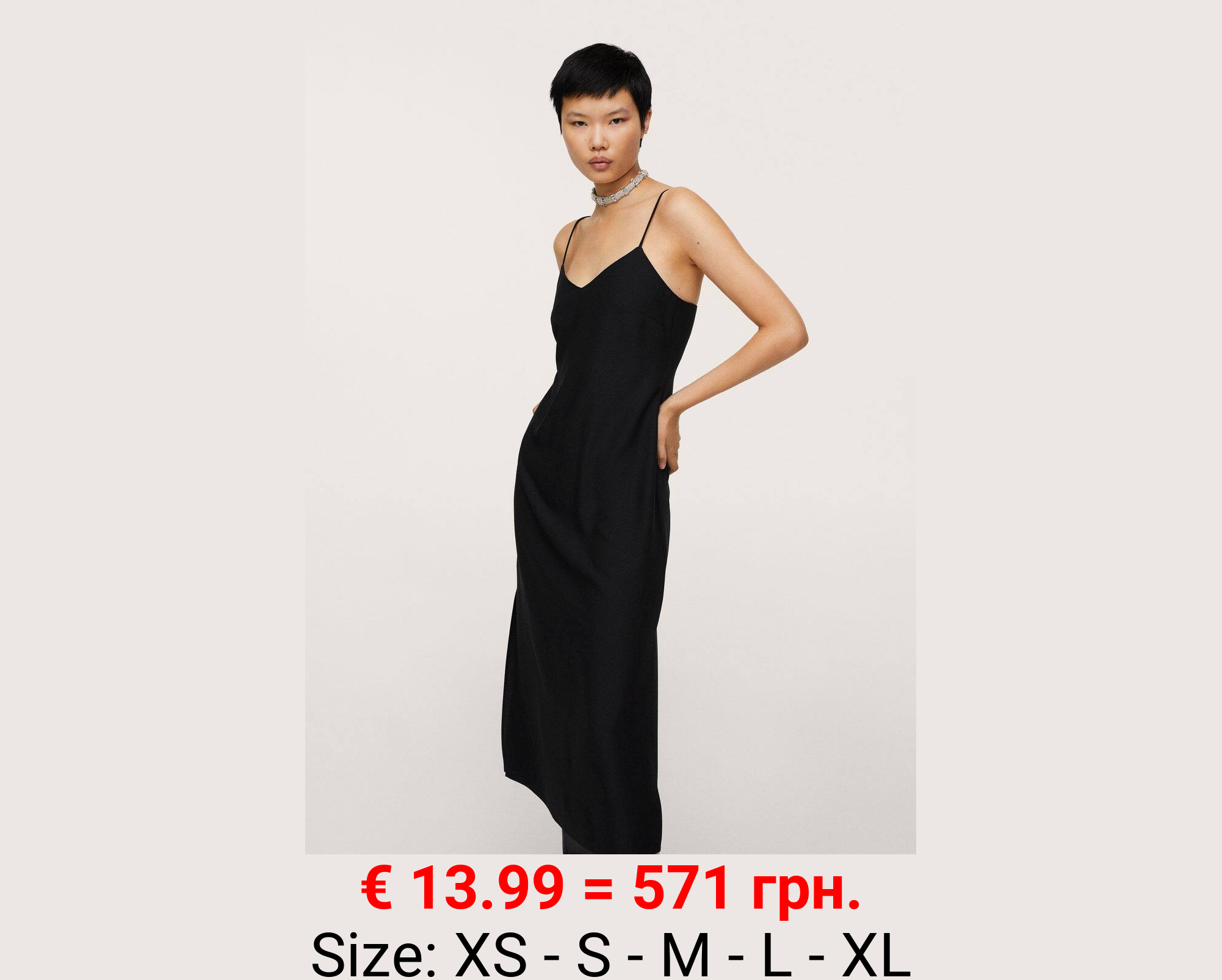 Vestido tirantes finos