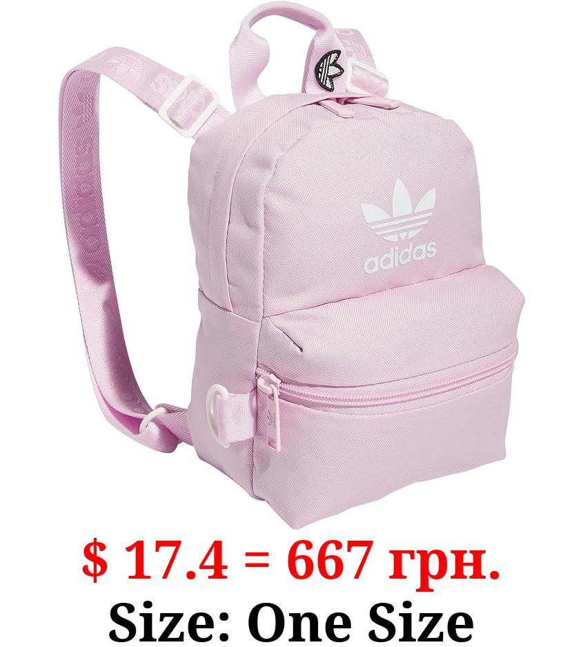 adidas Originals Trefoil 2.0 Mini Backpack Small Travel Bag, Orchid Fusion Purple, One Size