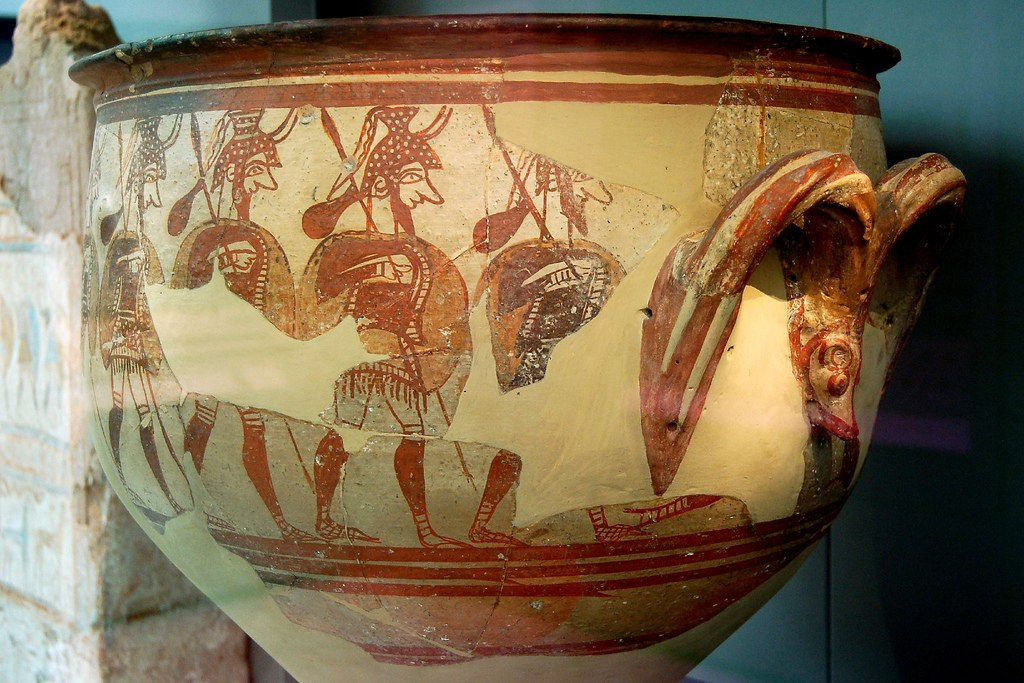 До н э xiii в. Минойская вазопись. Микенская вазопись. Крито-Микенская керамика кратер. Микенский период Греция вазопись.