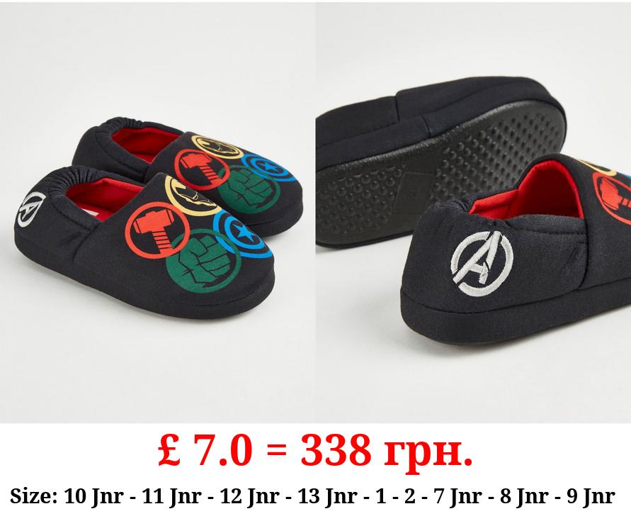 Marvel The Avengers Grey Mule Slippers