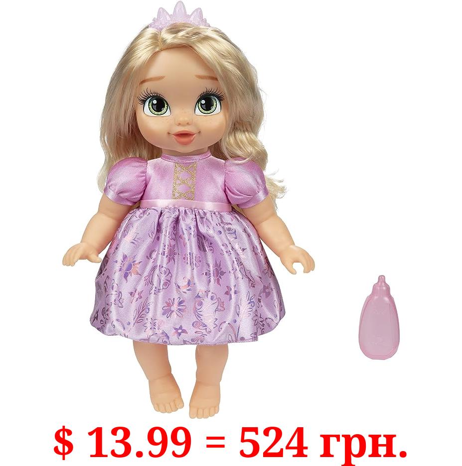 Disney Princess Rapunzel Baby Doll with Baby Bottle & Tiara