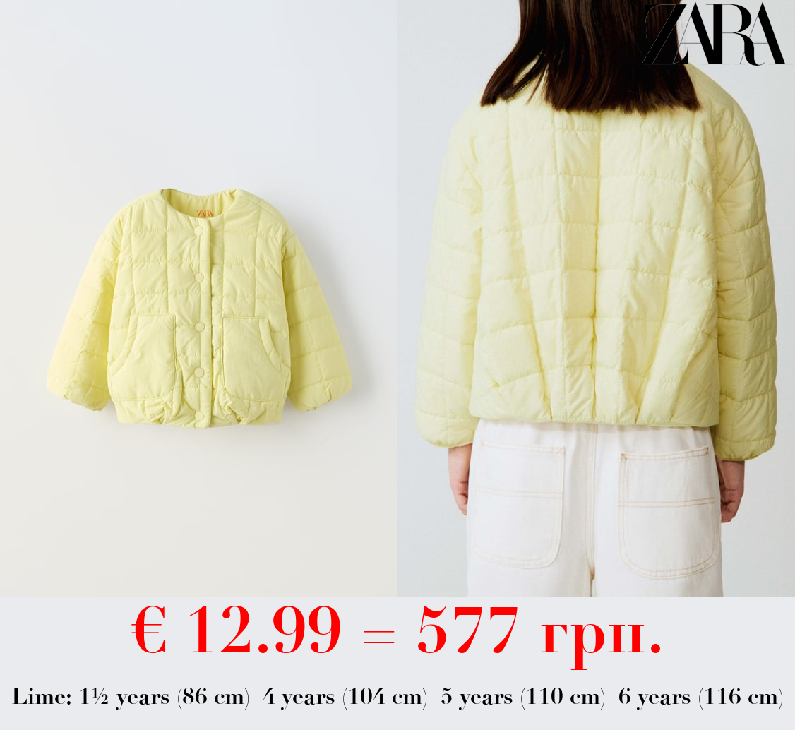 WATER-REPELLENT QUILTED JACKET