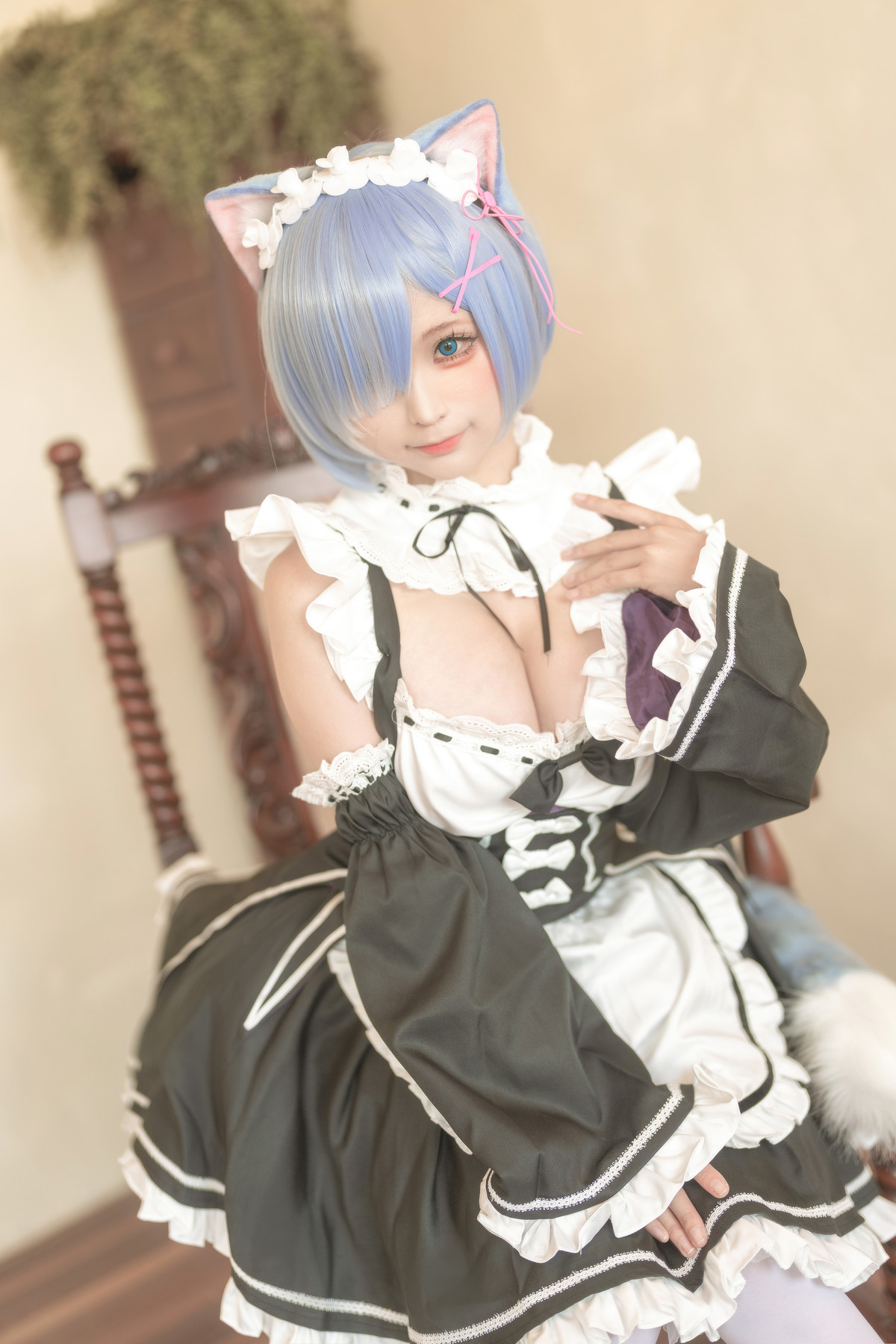 蠢沫沫 Cosplay 雷姆 10