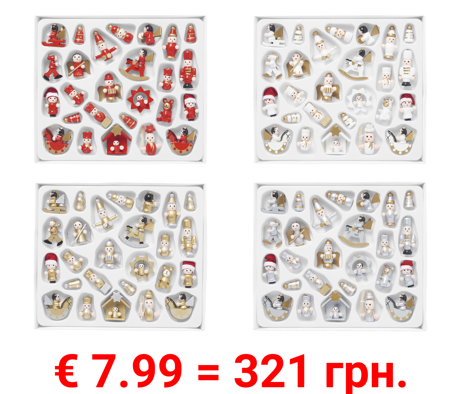 LIVARNO home Christbaumschmuck, 26-teilig