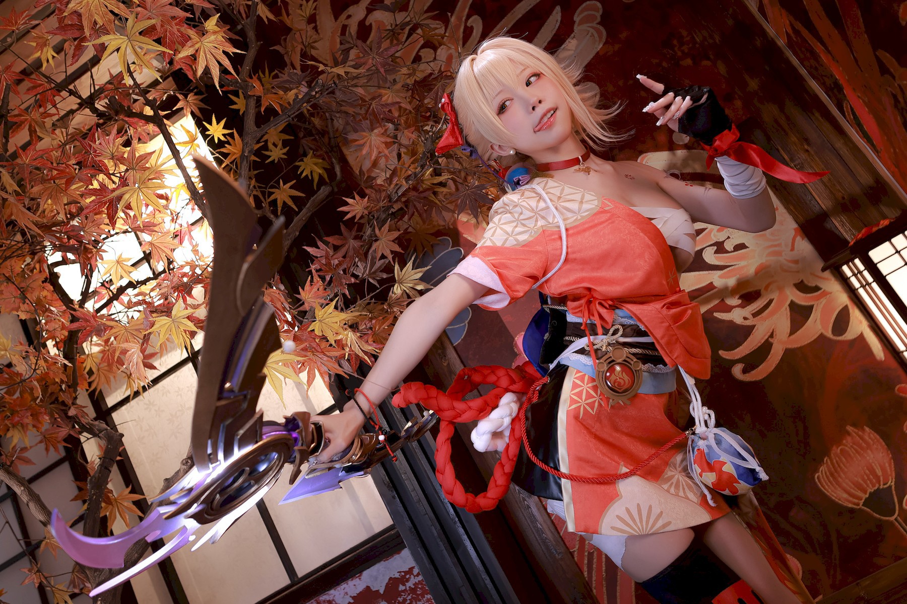 水淼aqua Cosplay 宵宫 Vol.01 17
