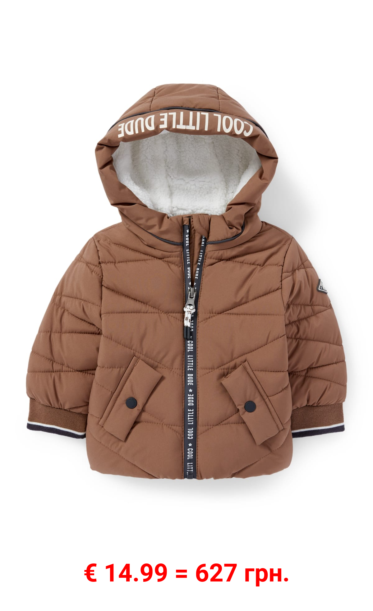 Baby-Steppjacke mit Kapuze