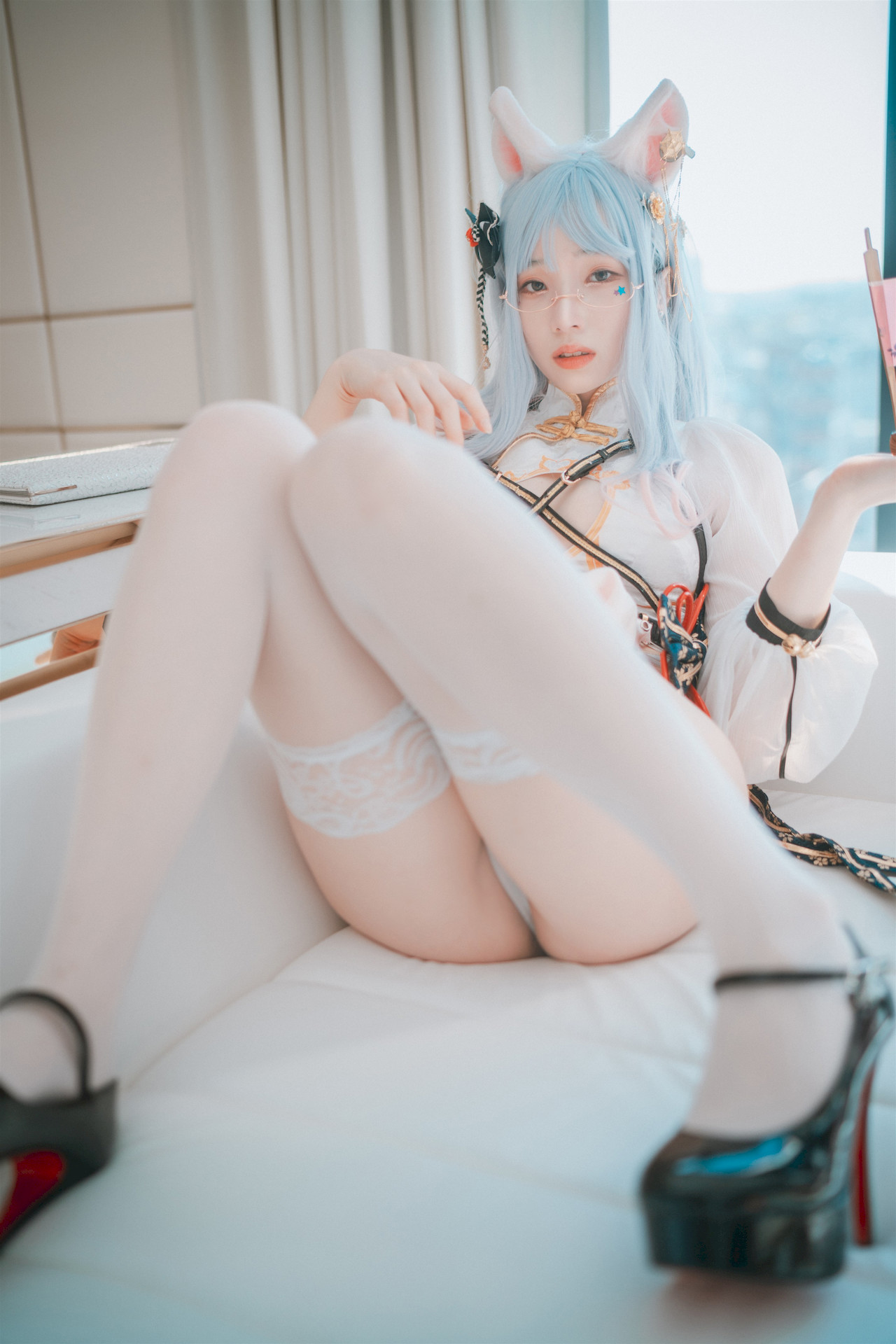 Bambi 밤비, [DJAWA] Le Chat Porte un Qípáo Set.02 24