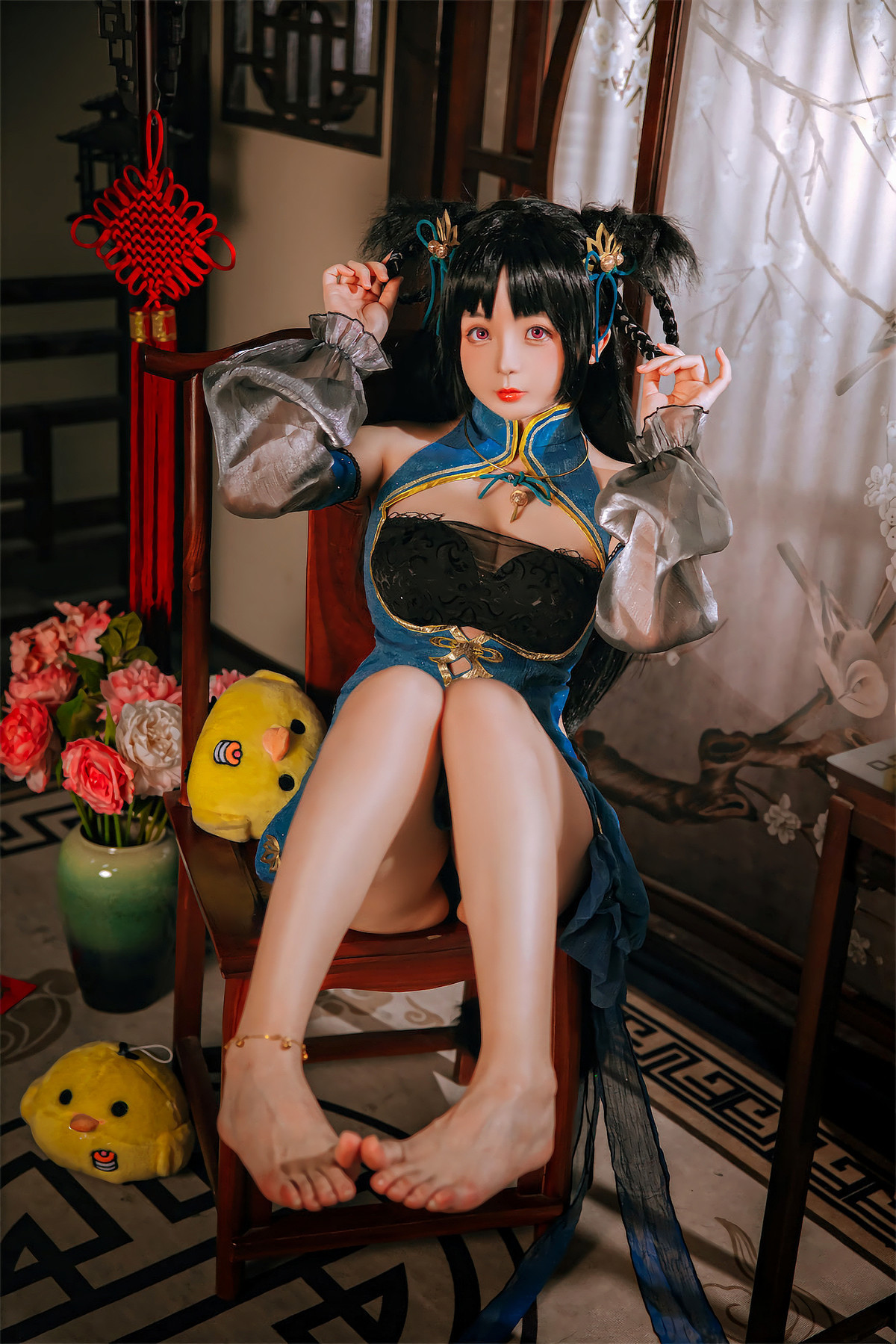 Cosplay Rinaijiao日奈娇 碧蓝航线 大潮旗袍 19