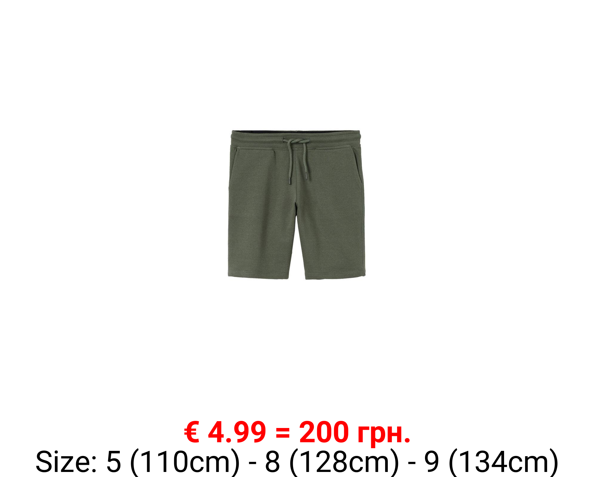 Bermudas jogger algodón