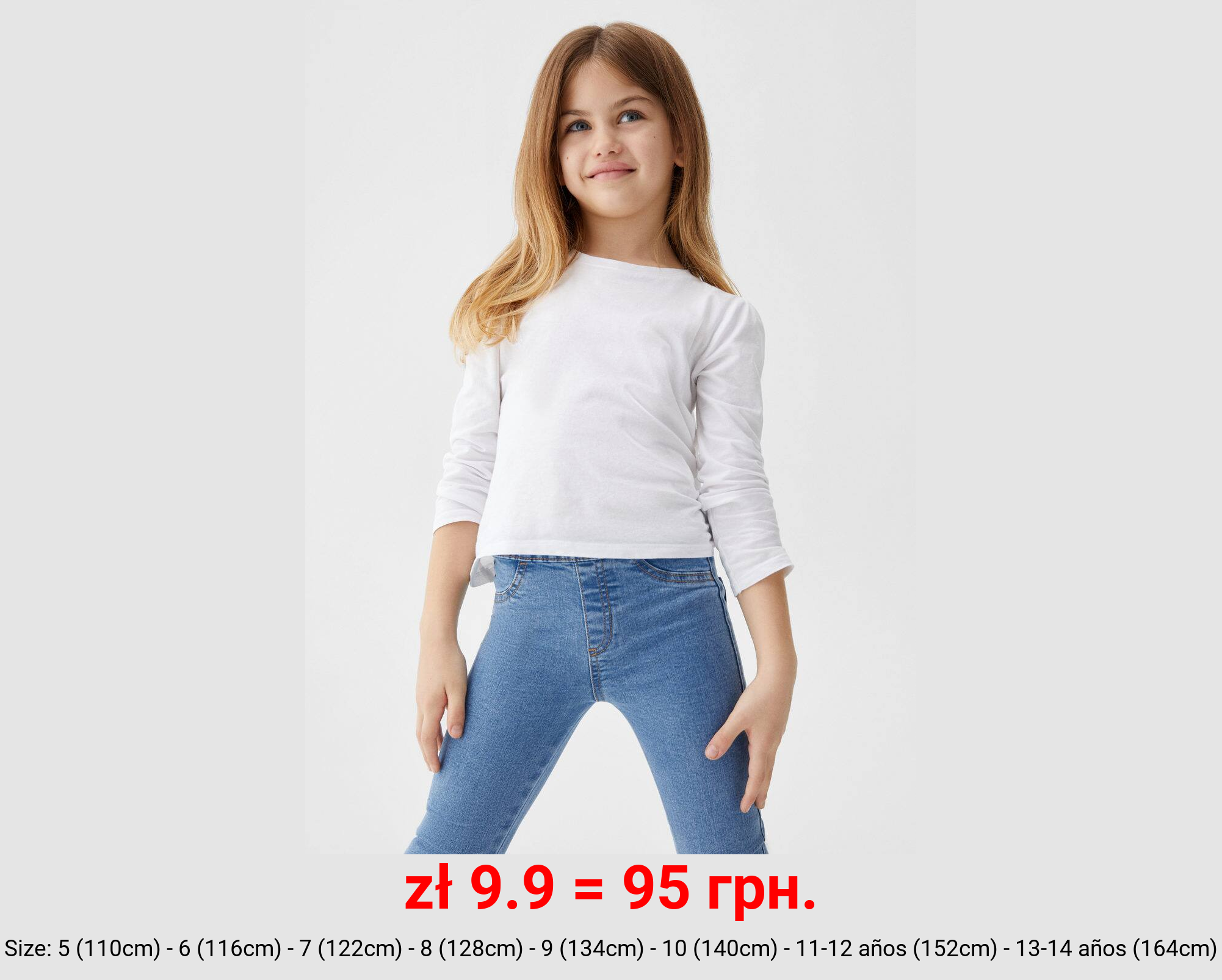 Jeggings tiro alto elásticos