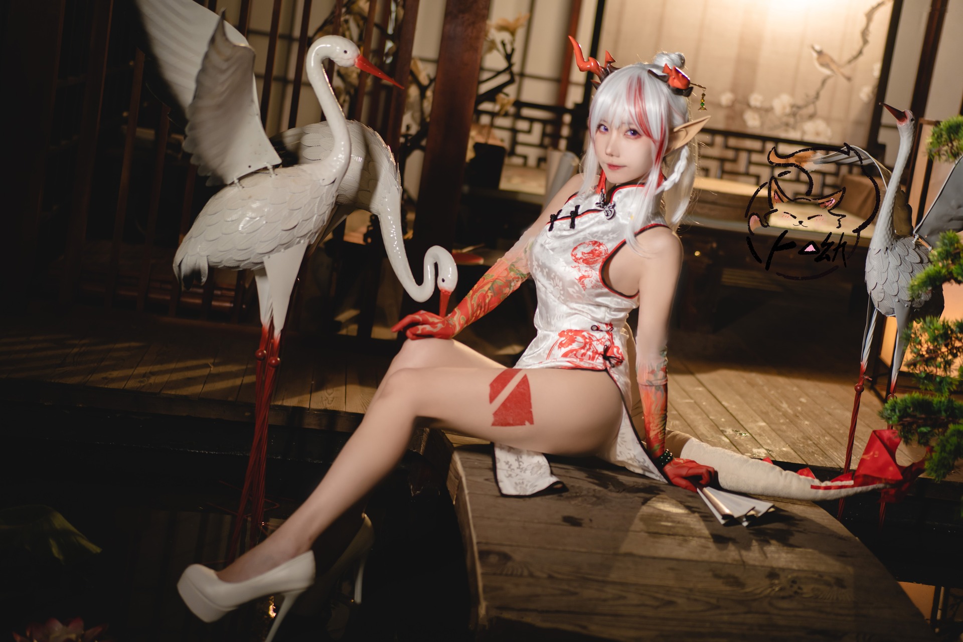 [卜呦] 年旗袍·乐逍遥 Arknights Qi Pao 10
