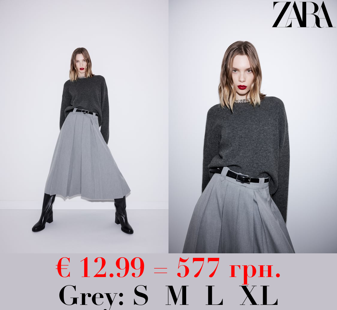 KNIT SWEATER WITH RHINESTONES