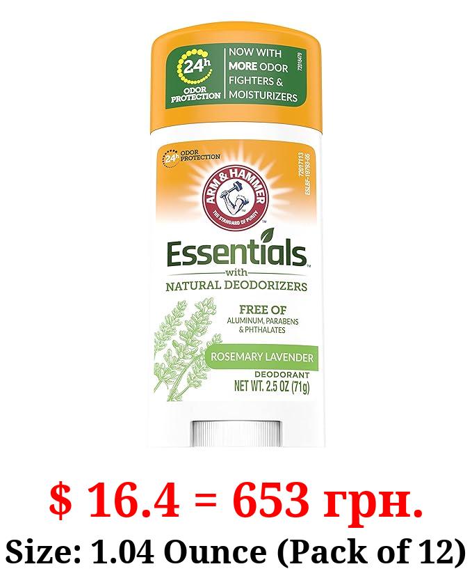 ARM & HAMMER Essentials Natural Deodorant Fresh 2.50 oz (Pack of 5)