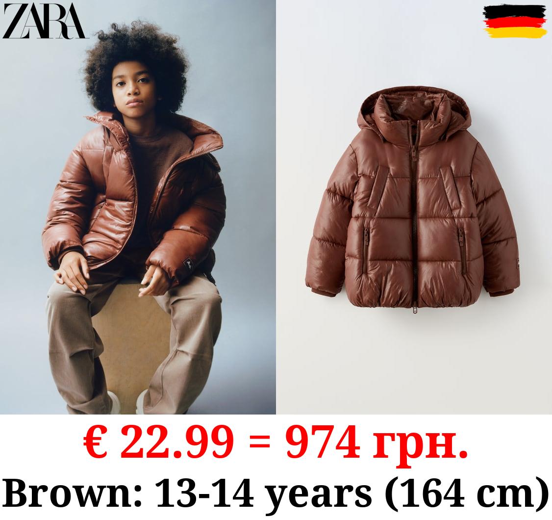 RIPSTOP WATER-REPELLENT PUFFER JACKET