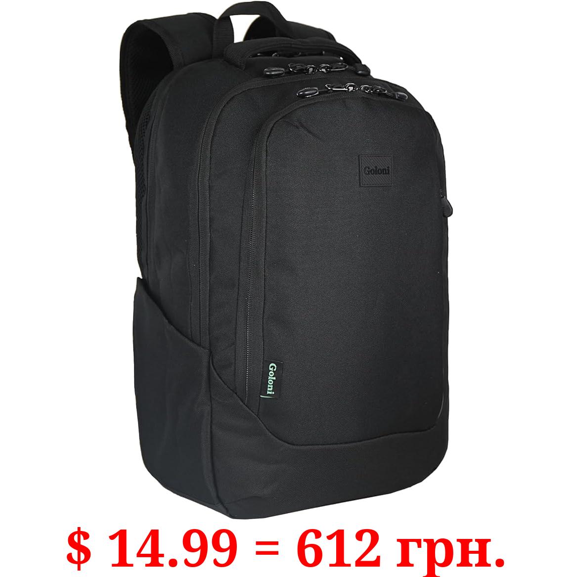 Goloni Multi-functional Travel Backpack, Large Capacity for Men Women Waterproof Business Work Bag, College Laptop Backpack with USB Charging Port, Suitable for 17-inch Computers