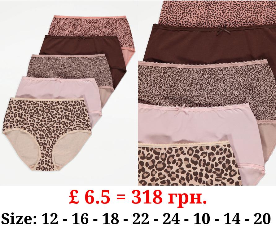 Neutral Animal Full Briefs 5 Pack