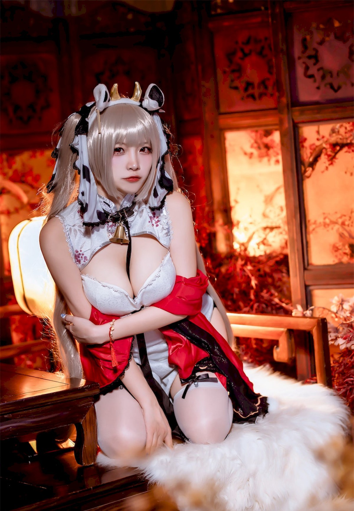 Cosplay 二佐Nisa 碧蓝航线可畏旗袍 21