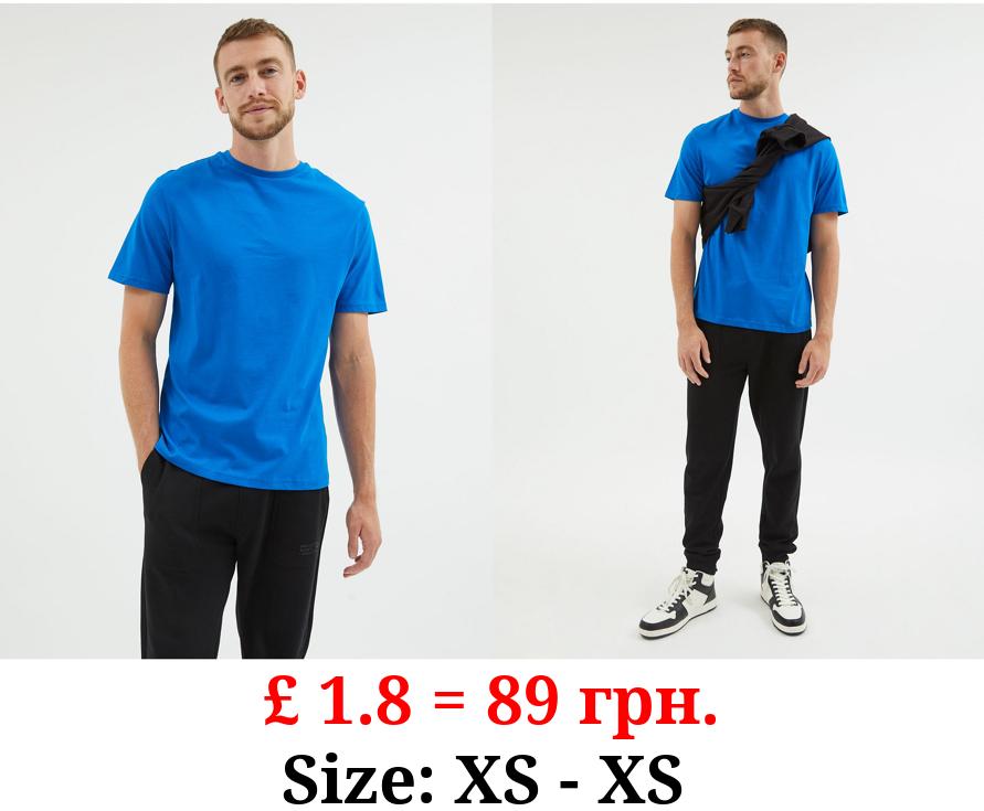 Blue Crew Neck T-Shirt