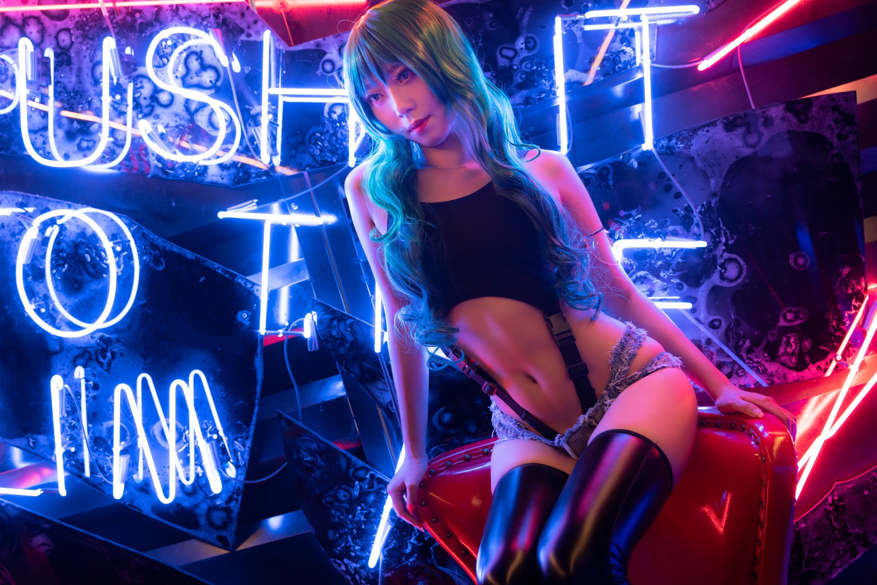 Money冷冷 Cosplay 高叉 8