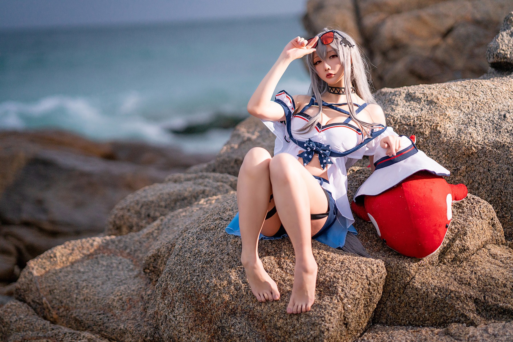 Cosplay 星之迟迟Hoshilily 斯卡蒂 8