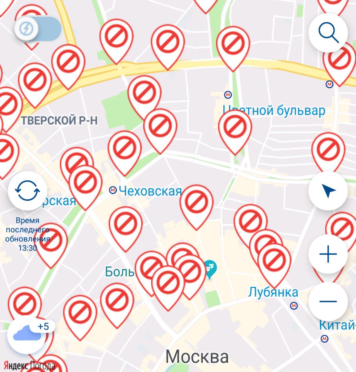 Велопрокат москва карта