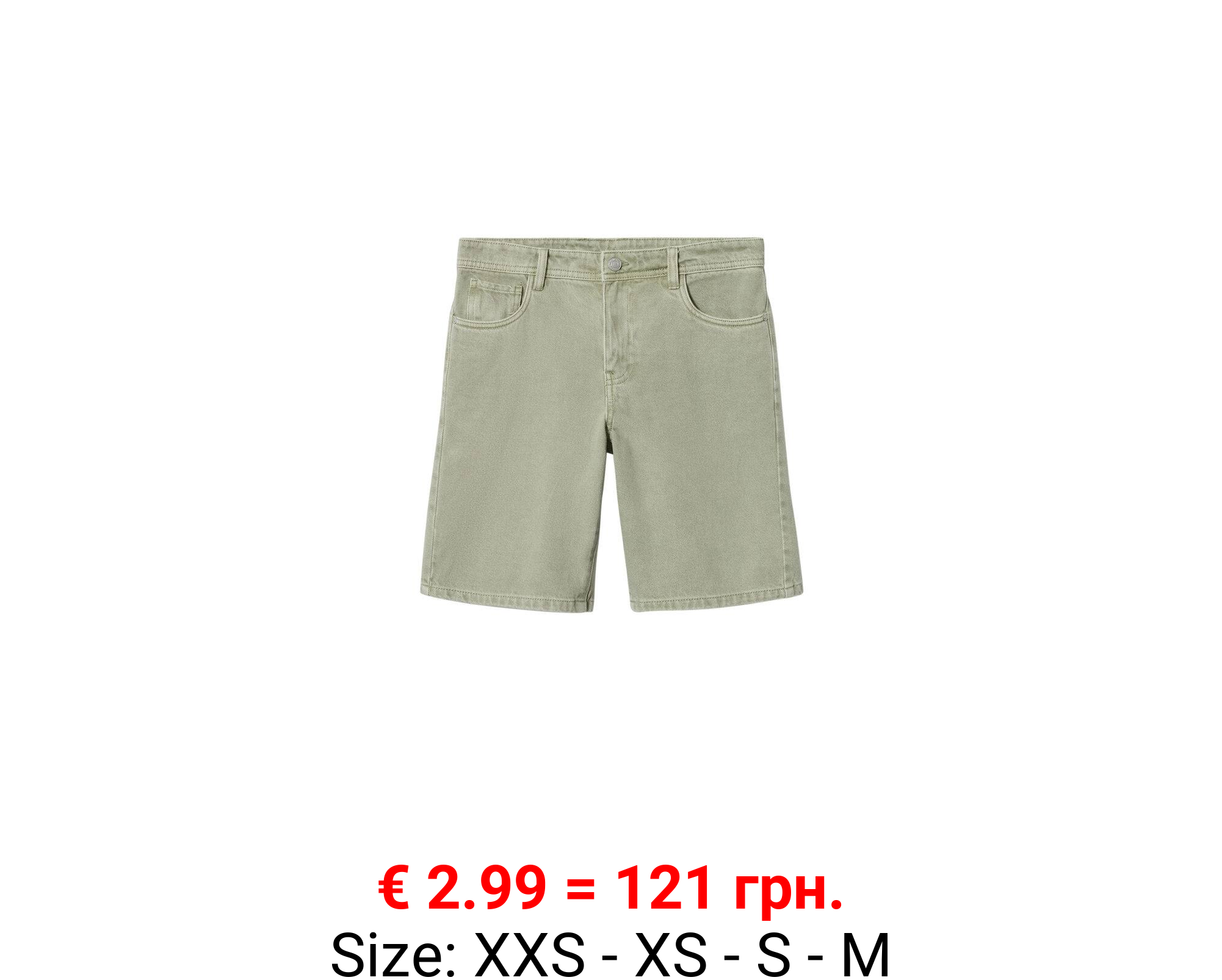 Bermudas denim claro