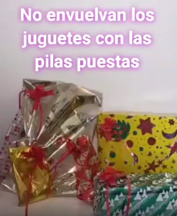 Los regalos se envuelven sin pilas