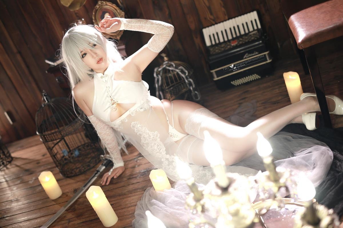 [Cos]小容仔咕咕咕 & 前羽 - 尼尔2B双人旗袍 [72P] 25