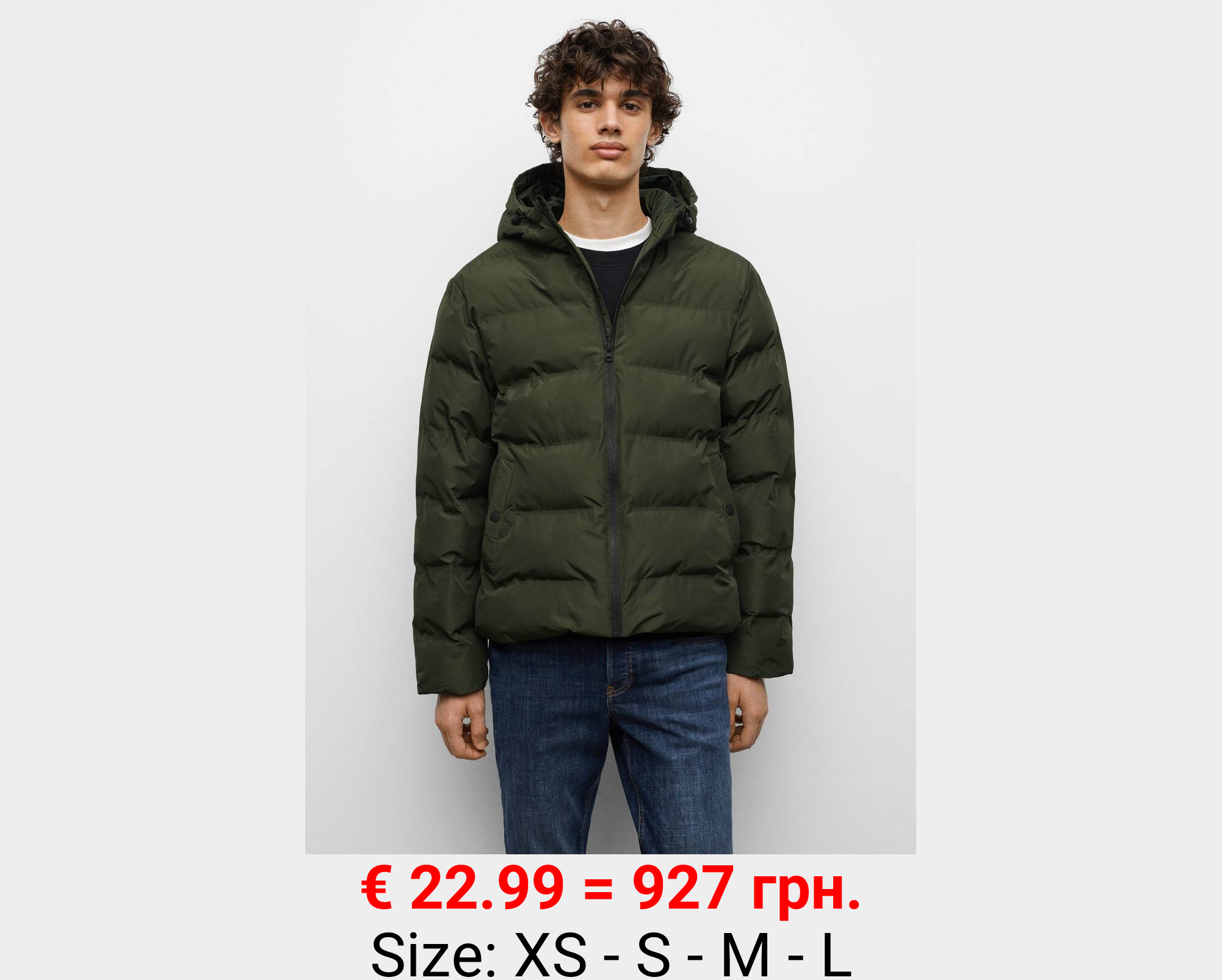 Anorak acolchado capucha