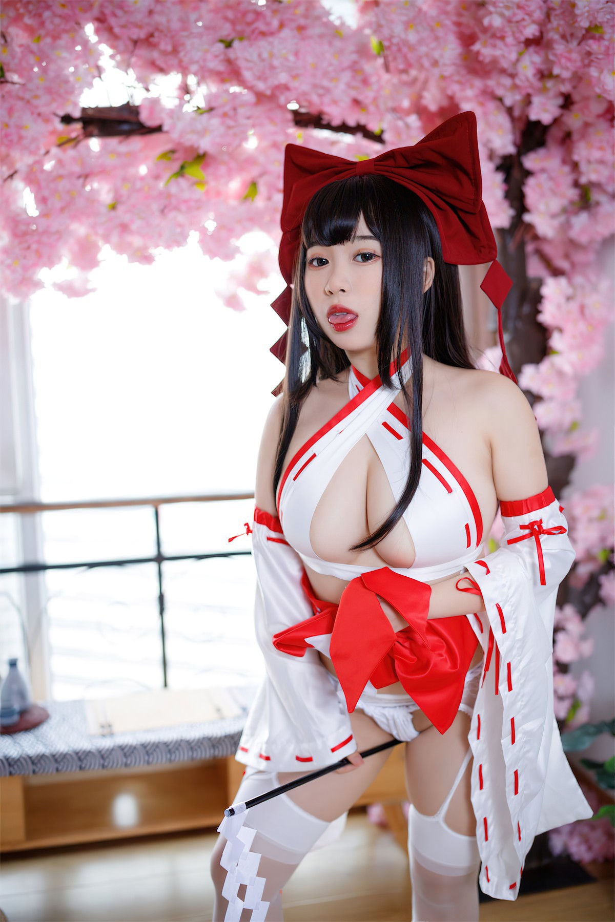 Cosplay 胡桃猫Kurumineko 欲望神社巫 30
