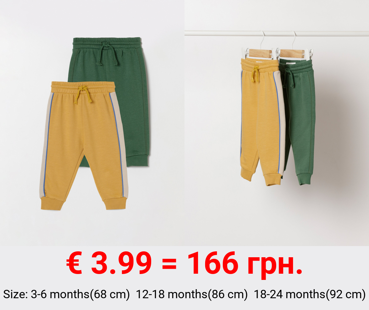 2-pack of assorted plush trousers