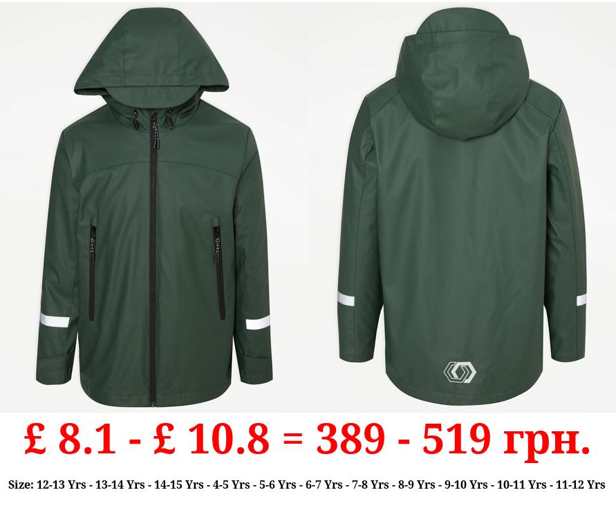 Dark Green Rain Mac
