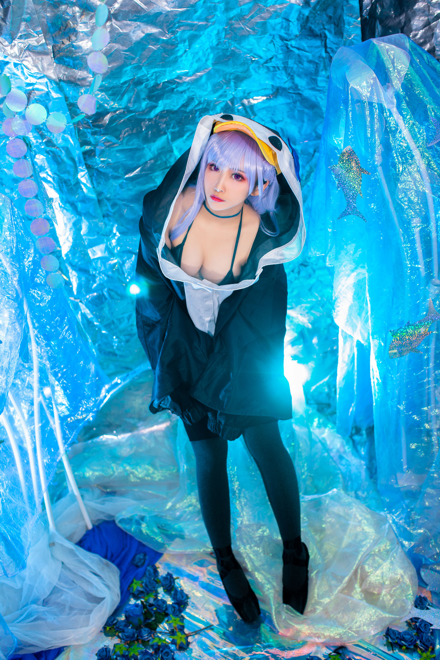 [福利COS]_动漫博主洛璃LoLiSAMA_-_水着莉莉丝-写真图集共32P 9