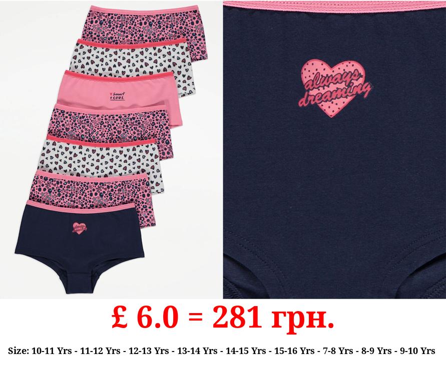 Floral Animal Print Shorts 7 Pack