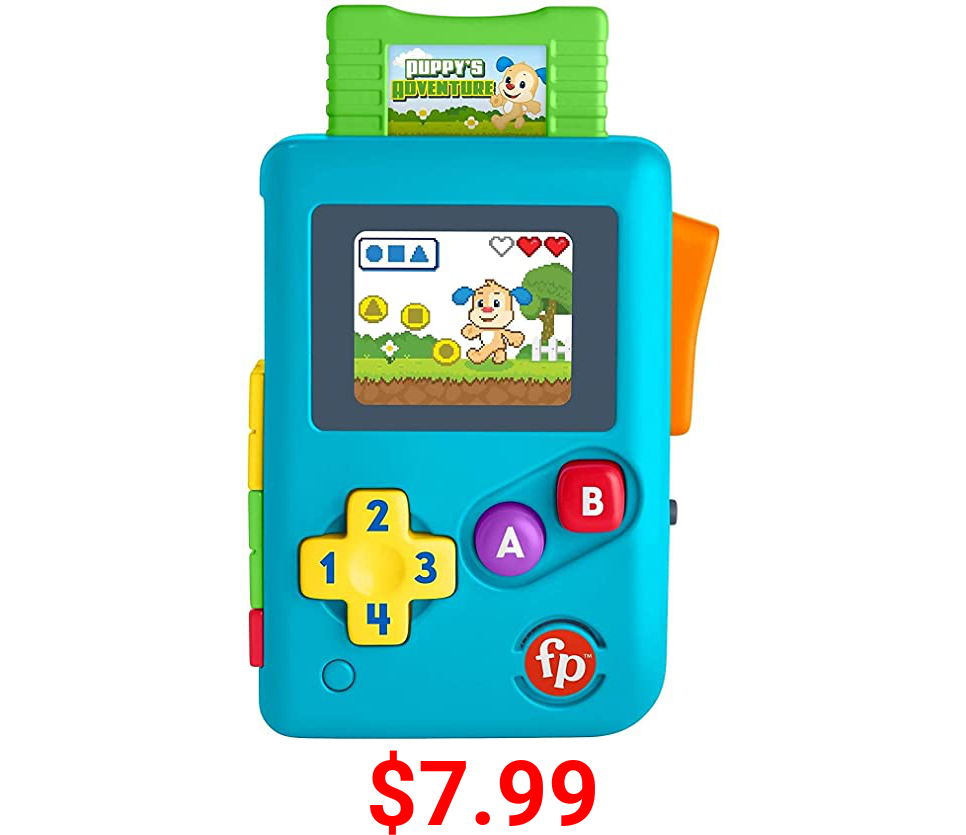Fisher-Price Laugh & Learn Lil’ Gamer, Educational Musical Activity Toy for Baby and Toddlers Ages 6-36 Months