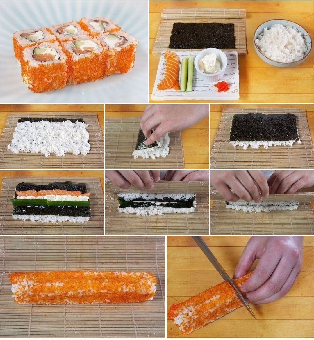 Как делают запеченные суши видео фото 86