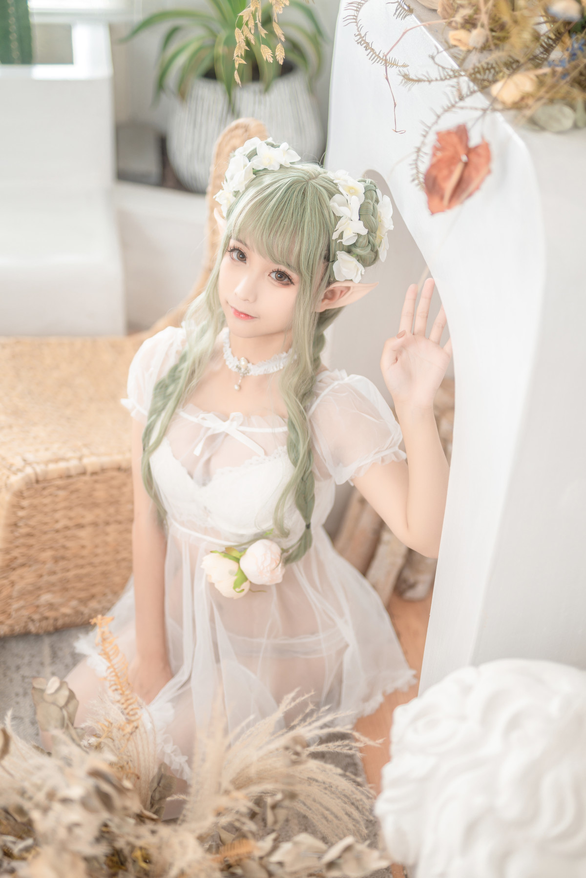 Cosplay 蠢沫沫Chunmomo 《尖耳国度》绿精灵 1