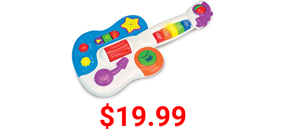 The Learning Journey Early Learning - Little Rock Star Guitar - Baby & Toddler Toys & Gifts for Boys & Girls Ages 12 months and Up - Award Winning Toy, Multi (157749)