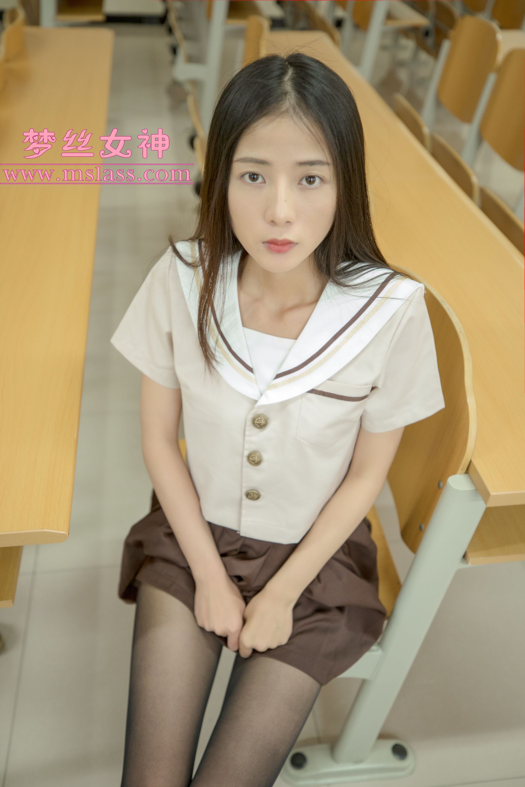 [梦丝女神MSLASS]_雪馨_课后时光（黑)-写真图集共89P 1
