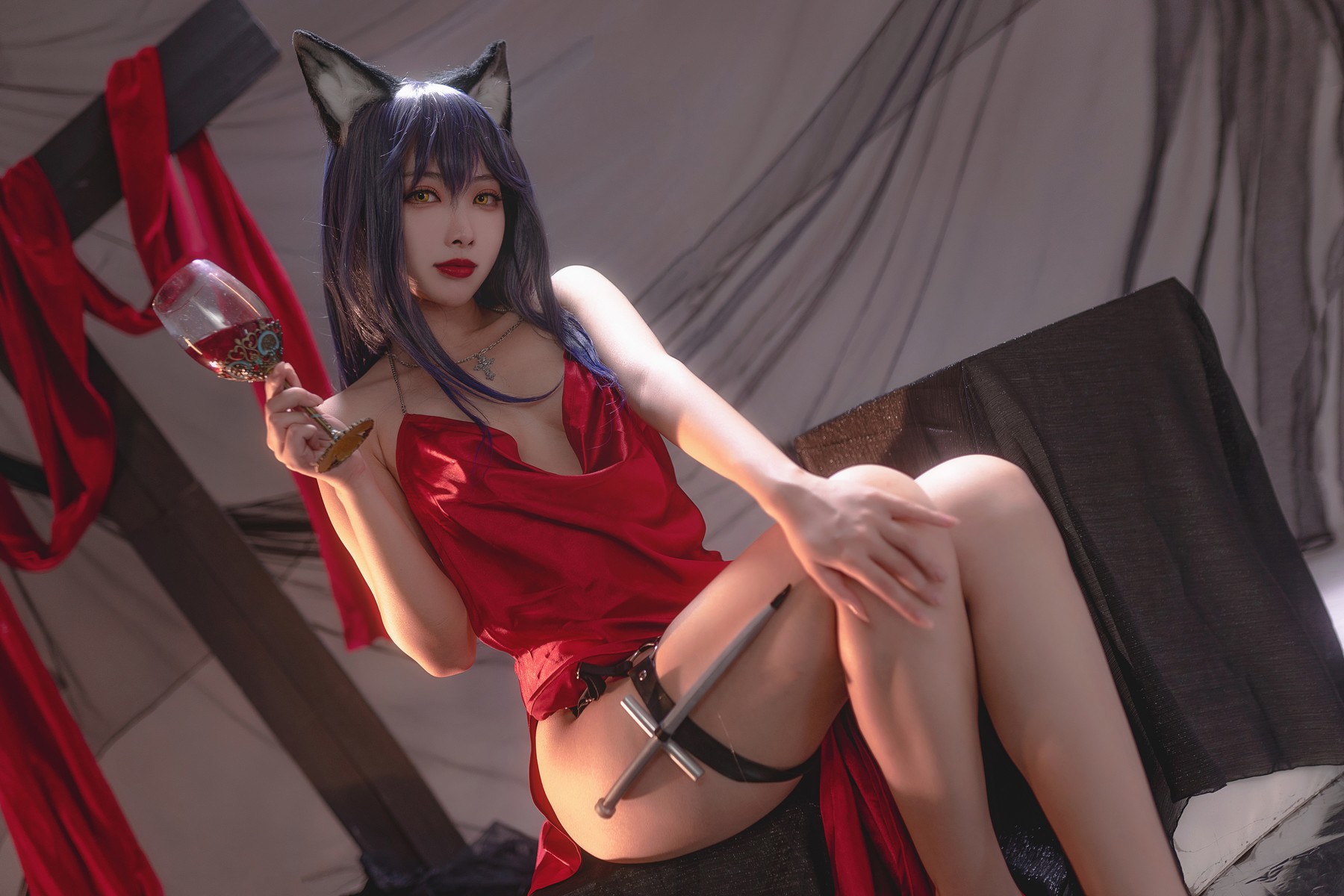 Cosplay 宮本桜 德克萨斯同人礼服 12