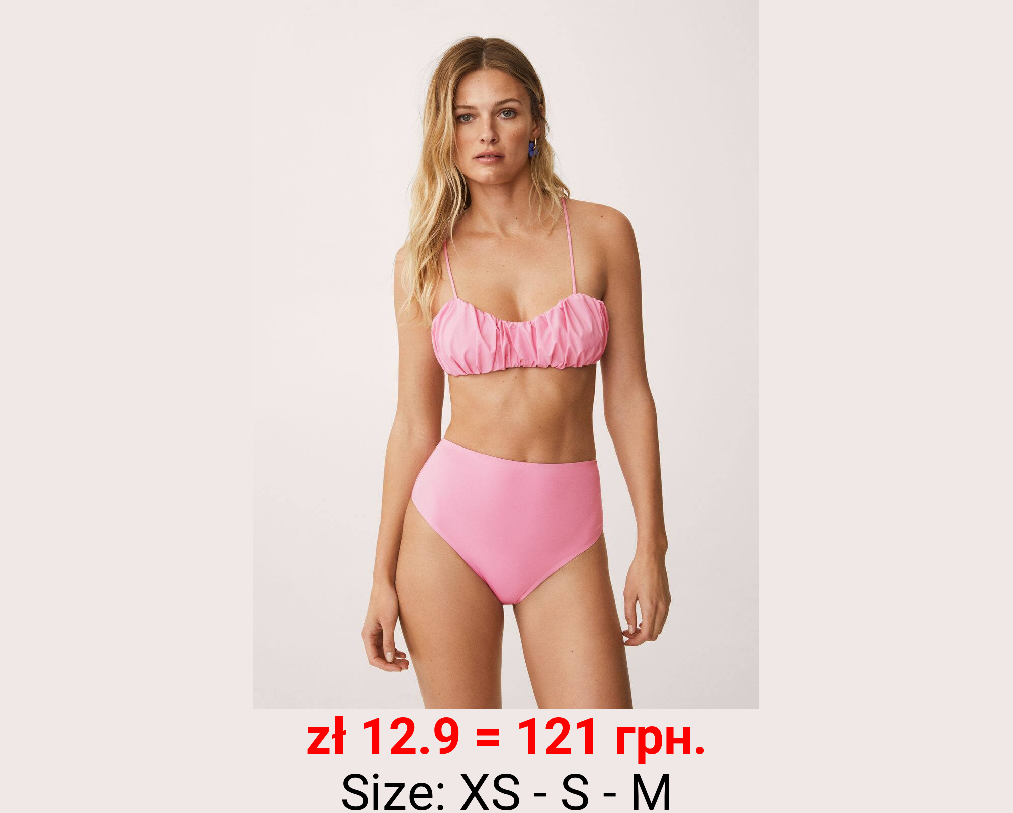 Braguita bikini tiro alto