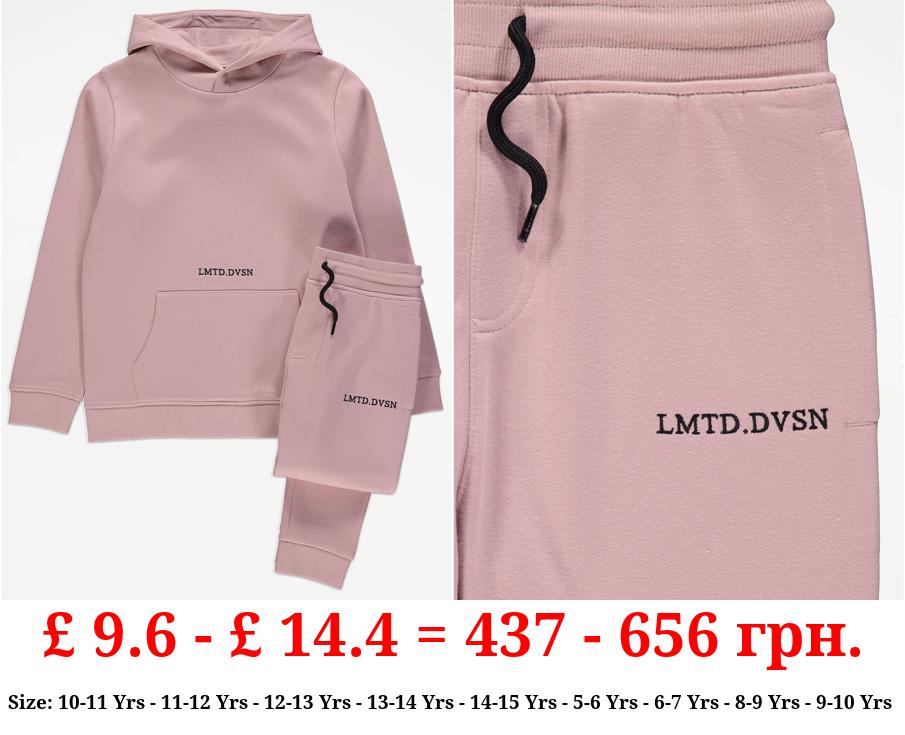 Pink Limited Division Hoodie and Joggers Outfit