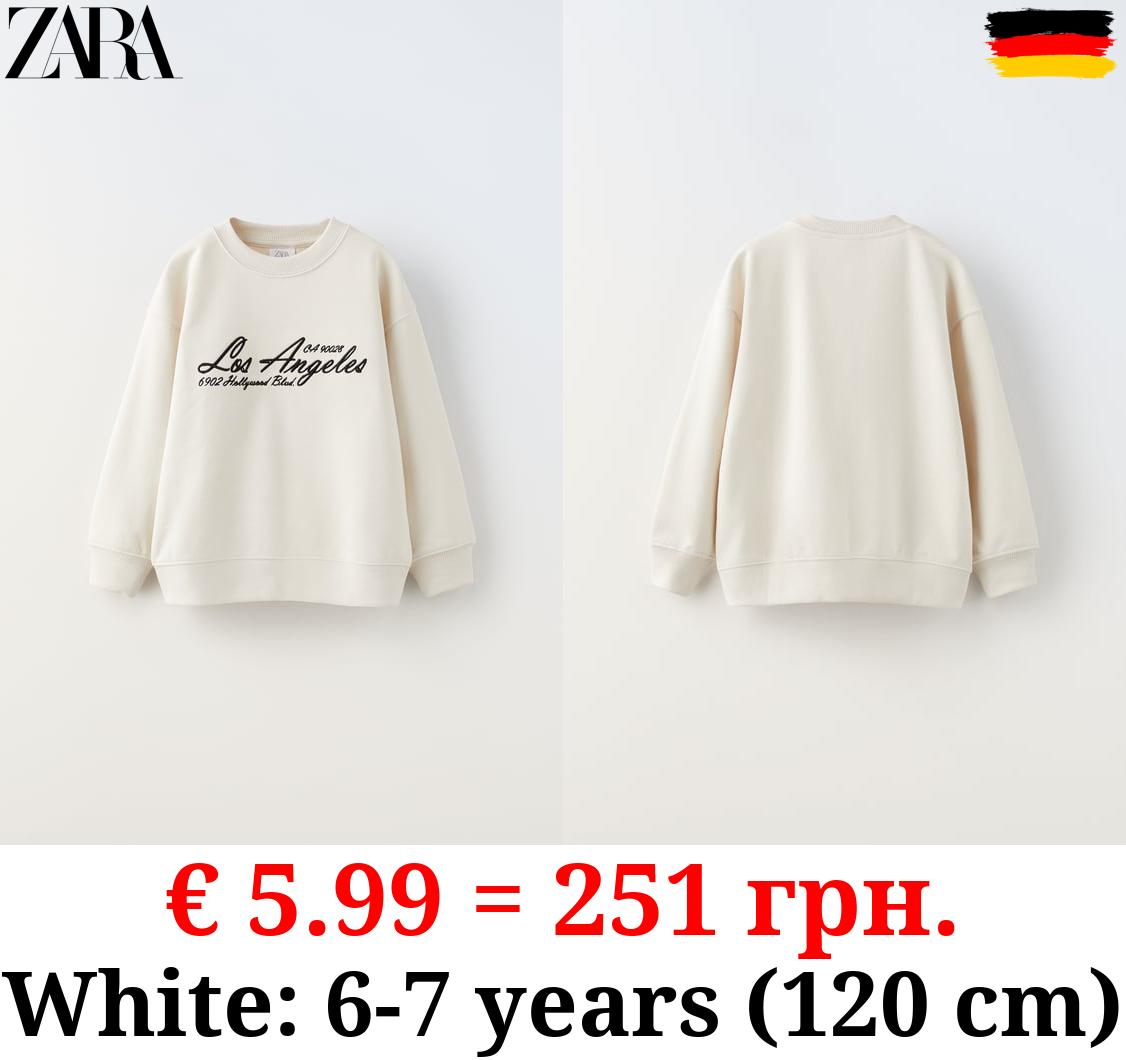 EMBROIDERED SWEATSHIRT